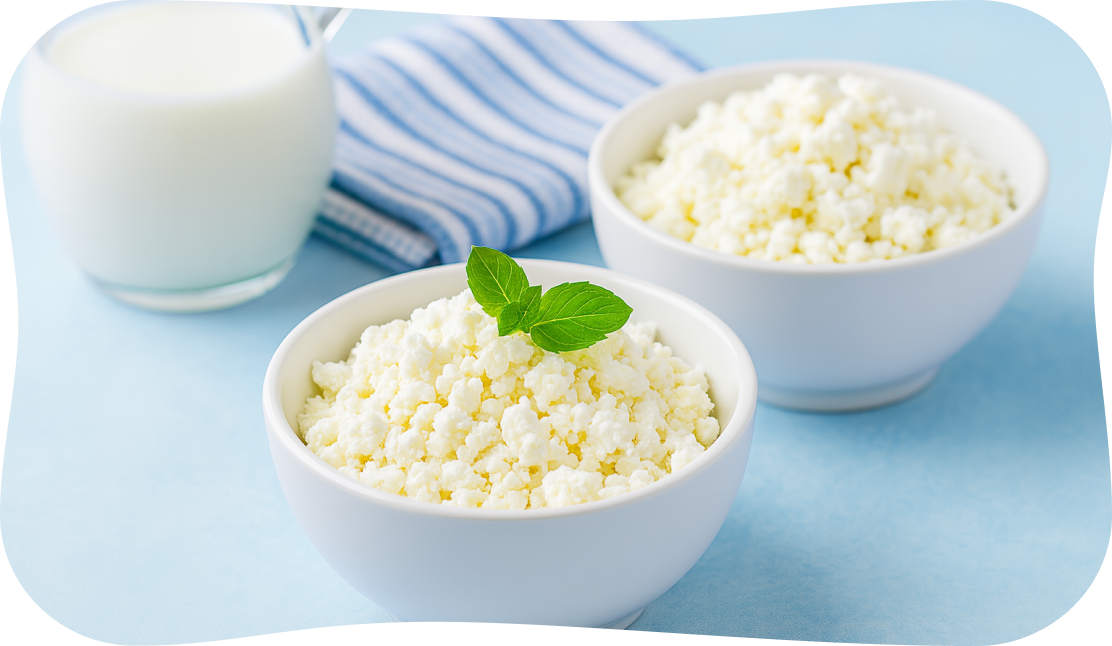 Домашний творог из кефира