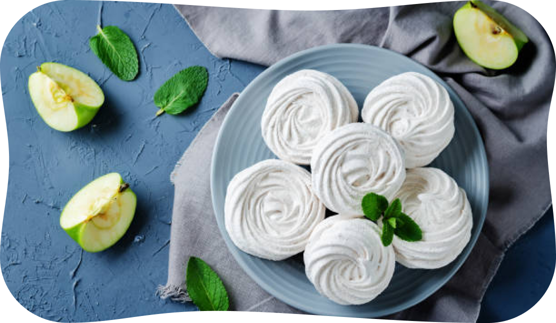 Яблочный зефир без сахара