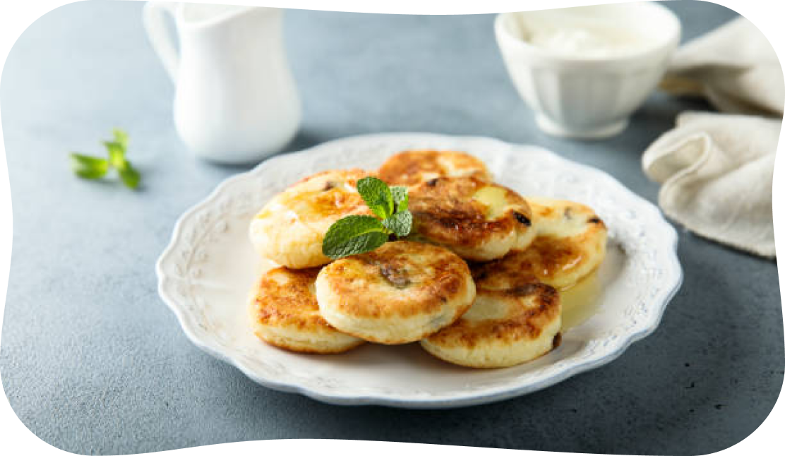 Оладьи из творожка