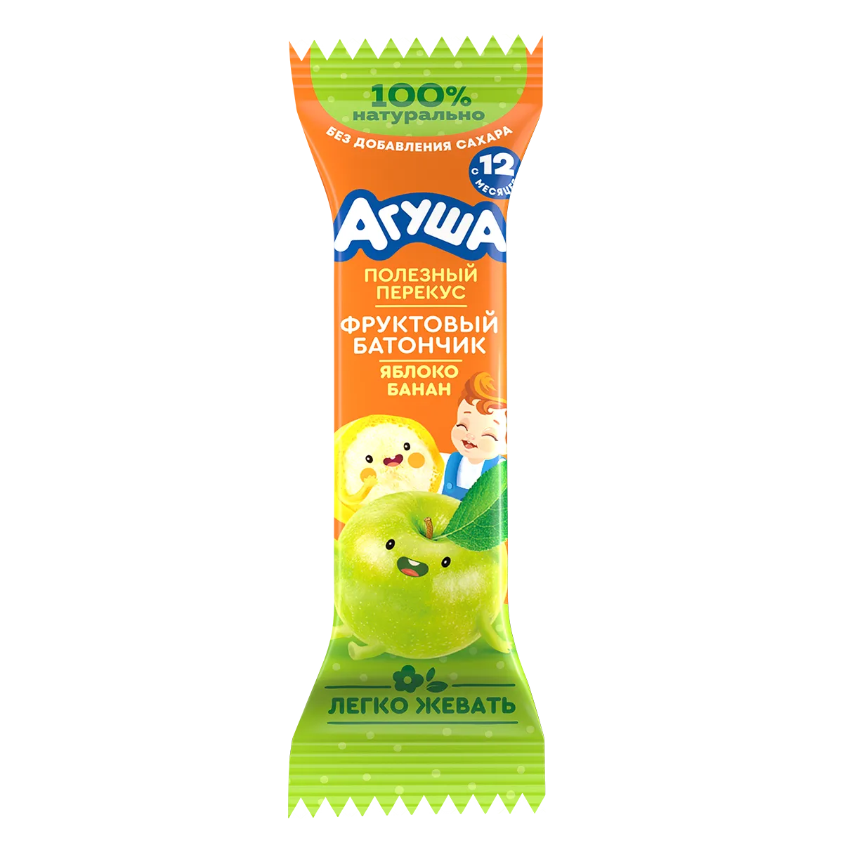 Фруктовый батончик Яблоко-банан