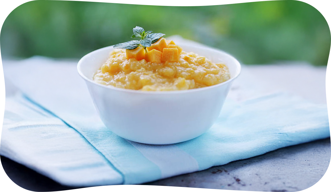 Каша с тыквой и молоком