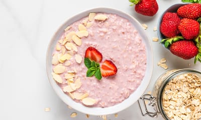 Овсянка с фруктовым пюре