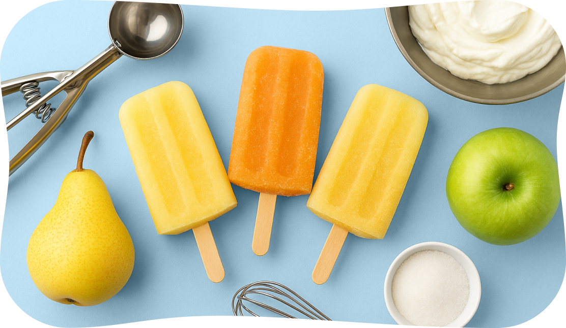 Домашнее фруктовое мороженое