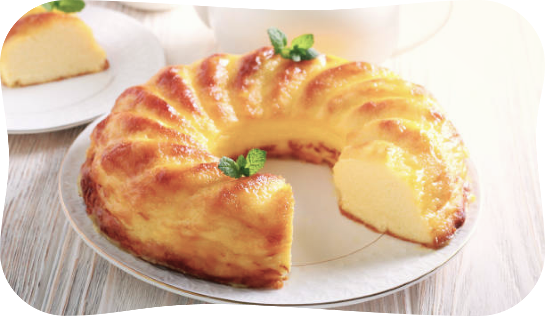 Творожный пудинг с кашей