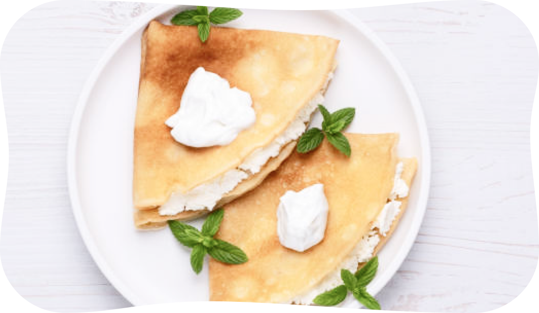 Блины на кефире