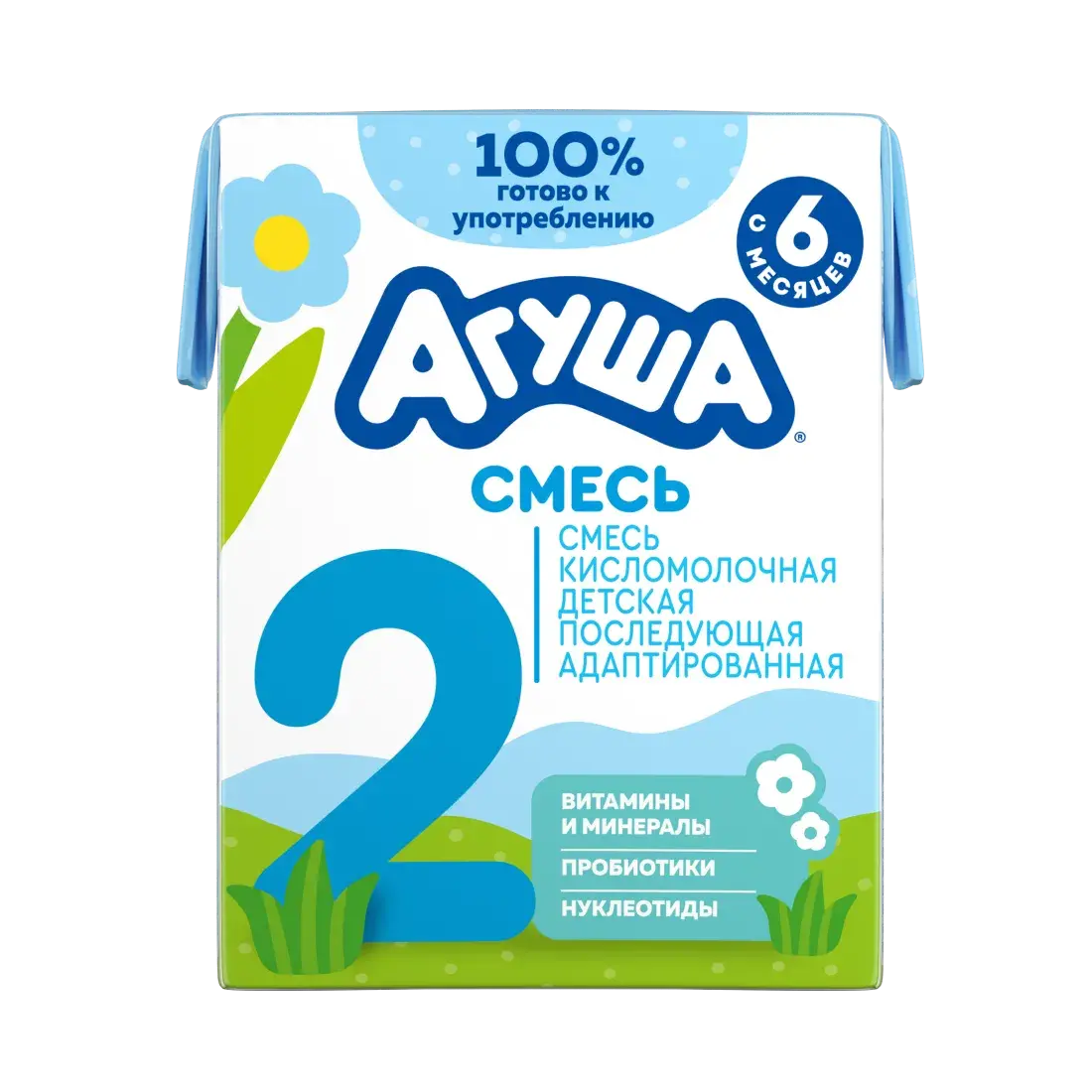 Кисломолочная смесь 2, адаптированная