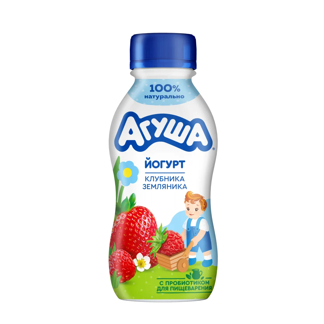 Йогурт питьевой Клубника-земляника
