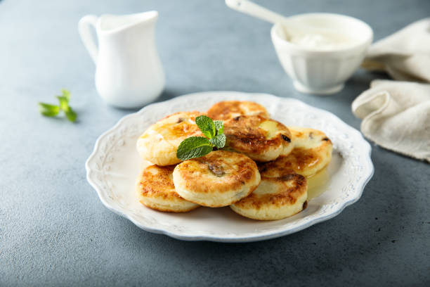 Оладьи из творожка