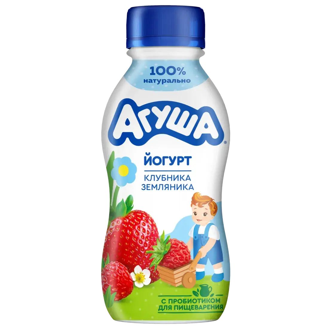 Йогурт питьевой Клубника-земляника